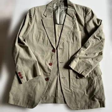 1990년대 Henry Cottons 테일러드 자켓 46 카키