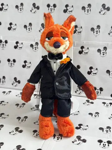 주토피아2 닉 봉제 인형 마스코트 키링 턱시도