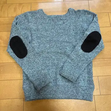 BEAMS BOY 그레이 니트 스웨터