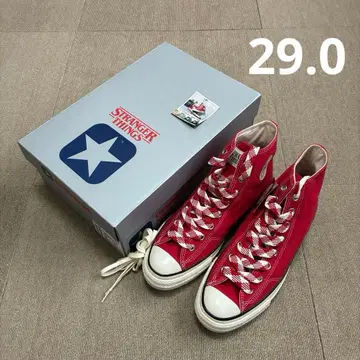 컨버스 올스타 에이지드 기묘한 이야기 29.0 빨간색 80s