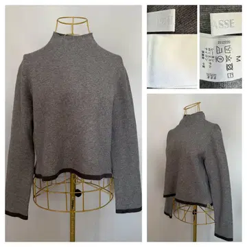 DoCLASSE 스트레치 숏 기장 니트탑