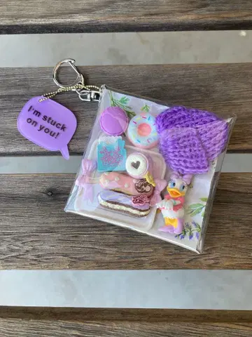 데이지 덕 가챠 채운 파우치 가챠폰 캡슐 토이 미니어처 세트