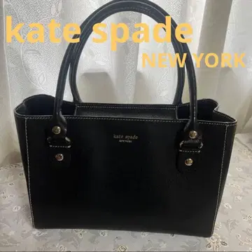 [ 새상품급 ] kate spade NEW YORK 스퀘어 토트백 블랙