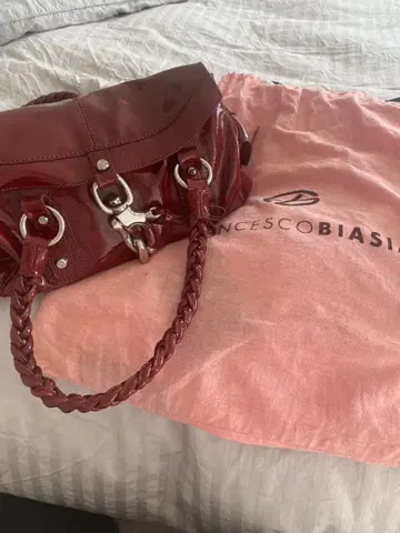 FRANCESCO BIASIA 와인 레드 핸드백