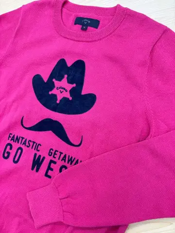 주말 한정 판매 캘러웨이/ 스웨터 얇은 소재 코튼 스웨터 골프웨어