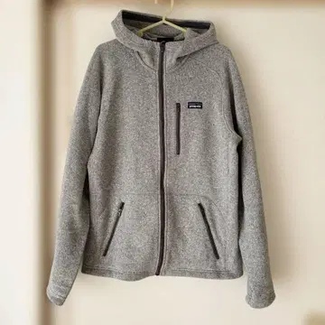 후드 부착 그레이 플리스 자켓 그레이 남성용 M 파타고니아 베터 스웨터