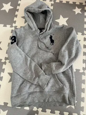 폴로 랄프 로렌 그레이 후드티