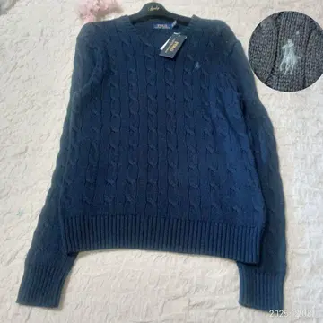 현행 폴로 랄프로렌 케이블 니트 코튼 니트