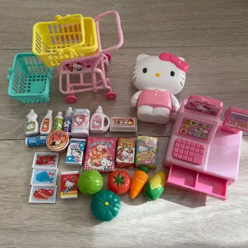 헬로키티 미니 쇼핑 카트 놀이 세트 산리오