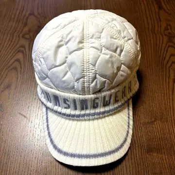 MUNSINGWEAR 아이보리 니트 캡