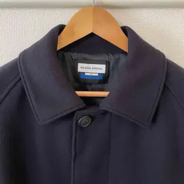 MAISON SPECIAL Super170s 멜톤 발마칸 코트