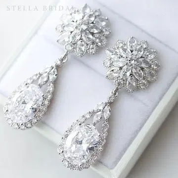 [ 스텔라 브라이덜 ] 지르코니아 귀찌 웨딩 액세서리