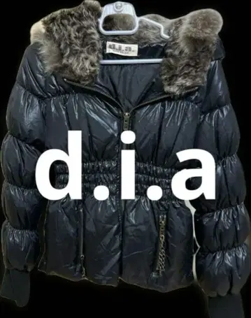 d.i.a. 블랙 다운 초레어 갸루 y2k