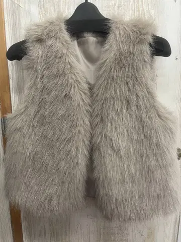 인조 모피 베스트