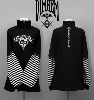 DimMoire 디무모아르 레이어드 롱 T 지뢰 서브컬쳐