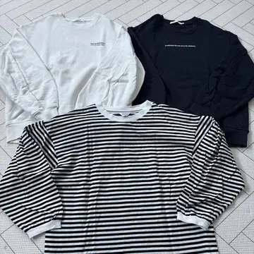 아메리칸 홀릭 트레이닝복 티셔츠 3개 세트