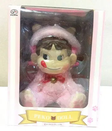세븐 한정판 2019년 페코짱 고양이 인형옷 인형 피규어 핑크