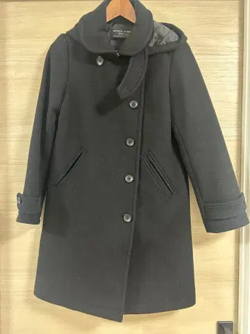 URBAN RESEARCH DOORS 블랙 롱 코트