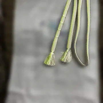 실버 그레이 오비 장식 천 세트