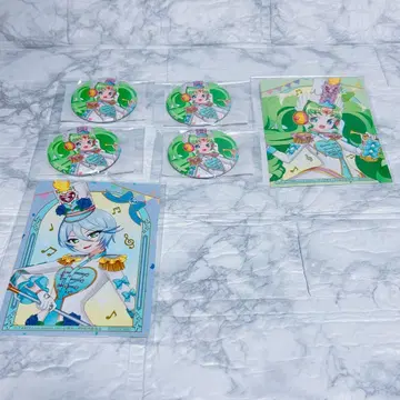 프리파라 마루쿠지 파루루&히비키 캔뱃지&브로마이드