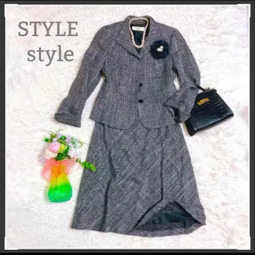 [새상품급] 도쿄스타일 세레모니 수트 트위드 그레이 STYLE style
