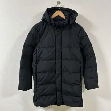 새상품급 유니클로 남성용 심리스 다운 후드티 후드 탈부착 가능 다운 자켓