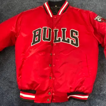 BULLS 바시티 자켓 [ 빨간색 ]