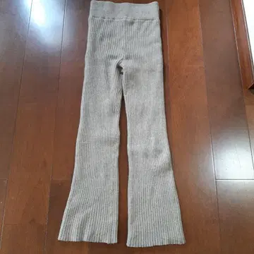 SNIDEL 베이지 리브 팬츠 사이즈 F