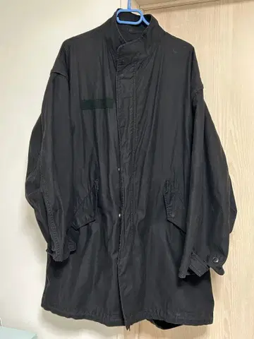 RAGEBLUE 블랙 모즈 코트 밀리터리 코트