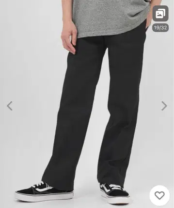 Dickies/디키즈 ] 874 와이드 치노 팬츠 블랙