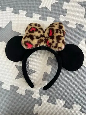 미니 마우스 레오파드 무늬 머리띠