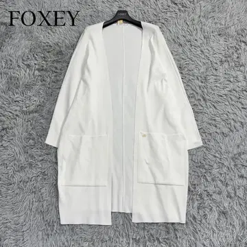 새상품급 '22년 폭시 데이지 린 햄프턴 가디건 화이트 F