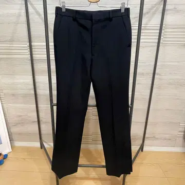 JOHN AWRENCESULLIVAN 센터 프레스 슬릿 플레어 팬츠