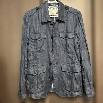 Katherine Hamnett London 다크 블루 린넨 100%