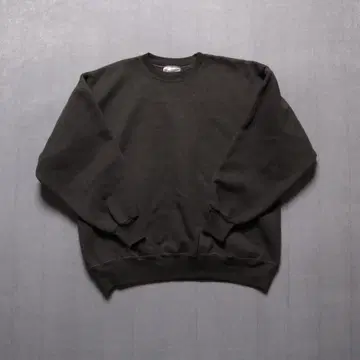 Hanes 4009 90s 트레이닝복 XL 다크 브라운 크루넥