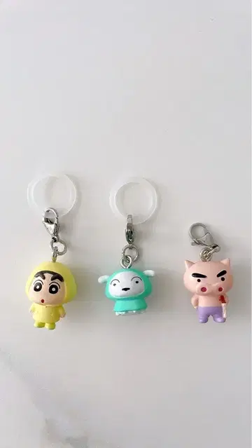 짱구는 못말려(크레용 신짱) 메지루시 액세서리 파스텔 컬러 3종 세트