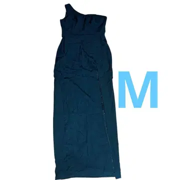 TS Couture 원 숄더 롱 드레스 다크 틸 M 사이즈