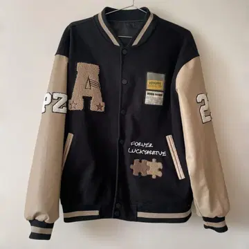 퍼즐 디자인 바시티 자켓 남성용 자켓