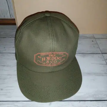 HW DOC & CO. 플랫 빌캡 올리브