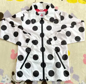 르꼬끄 여성 골프웨어 윈드브레이커 도트 무늬 모노톤