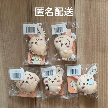 치이카와 (먼작귀) 토끼투성이 복권 E상 인형 배지 5세트