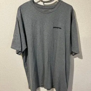 patagonia 그레이 반팔 T셔츠