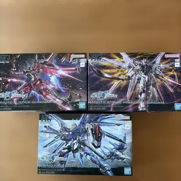 HG 1/144 SEED FREEDOM 건담 프라모델 3체 세트