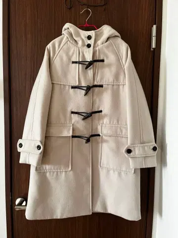 SIMPLICITE 화이트 더플 코트