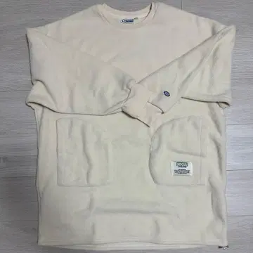 DISCUS ATHLETIC 플리스 트레이닝복 크림