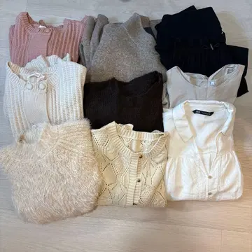 겨울 상품 중심 여성용 묶음 판매 전부 미사용