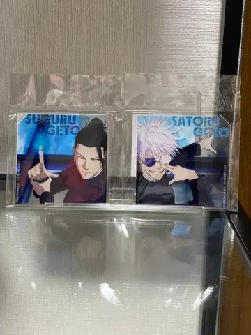 주술회전 회옥옥절 극장판 총집편 아크릴 코스터 고죠 사토루 게토 스구루