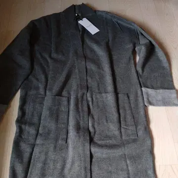 PLST M 사이즈 롱 가디건 그레이