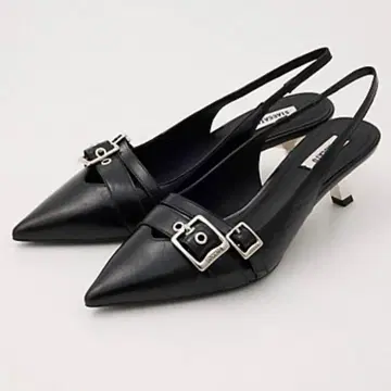 STACCATO 킬러 크랙 백 슬링 펌프스 24.5cm