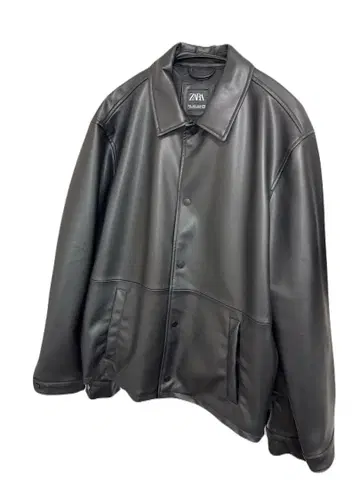 ZARA 블랙 가죽 자켓